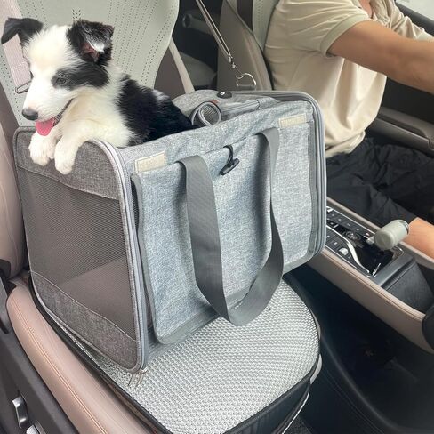 Pet Carrier Large Medium Cat Bag,Soft Sided Pet Carrier for Puppy,Small Dog Carriers Carriers for Pet Sun Curtian Privacy Protection Travel Bag with Large Pocket in Saudi Arabia