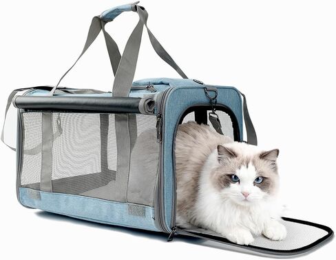 Pet Carrier Large Medium Cat Bag,Soft Sided Pet Carrier for Puppy,Small Dog Carriers Carriers for Pet Sun Curtian Privacy Protection Travel Bag with Large Pocket in Saudi Arabia