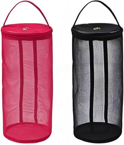 2PCS Yarn Storage Bag - Portable Knitting Wool Organizer, Small Ball Carrier - 2 Colors in Kuwait