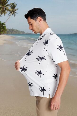 WARHORSEE Bubble Polo Shirts for Men Super Breathable Mens Golf Polo Shirts Jacquard Textured Golf Shirts Short Sleeve,DeepGreen,XL in Kuwait