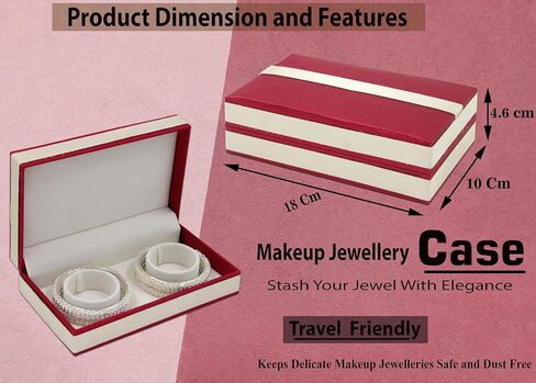 Velvet Earrings Jewelry Box Women 12 Slots Jhumka Jewelry Organizer, Rings Earrings Holder Organizer Display Storage Case, for Woman and Girls (Brown) in Saudi Arabia