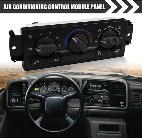 599-217 Front A/C Heater Comple Control Switch مفتاح لوحة متوافق مع 1996-2020 Chevrolet Express 1500 2500 3500 4500 Astro ، Chevy C4500 C5500 C6500،1996-2020 GMC Savari ، OE# 15073274 in Kuwait