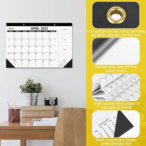 Desk Calendar 2025-2026 -18 Months-JULY 2025 to December 2026,Desk calendar 2025,12x17 in,Calendar 2025-2026,Office Desk Calendar 2025-2026 in Kuwait