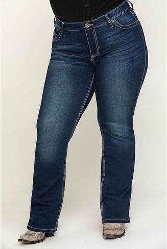Wrangler Women Q-Baby Mid Rise Boot Cut Ultimate Riding Jean in Saudi Arabia