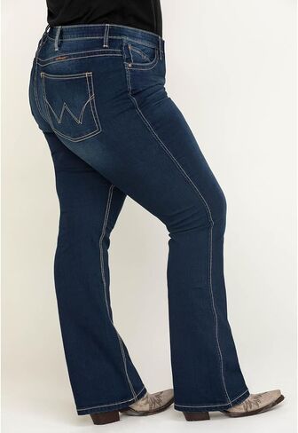 Wrangler Women Q-Baby Mid Rise Boot Cut Ultimate Riding Jean in Saudi Arabia