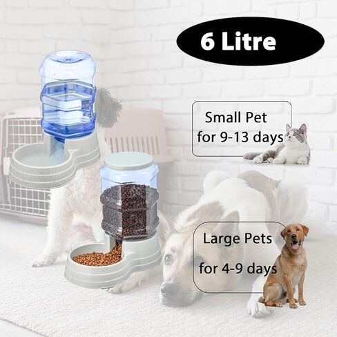 Automatic 11L Large Capacity Dog and Cat Water Dispenser Station,Pet Water Feeder Dispenser,Animal Automatic Gravity Water Drinking Fountain Bottle for Small to Large Dogs and Cats in Kuwait
