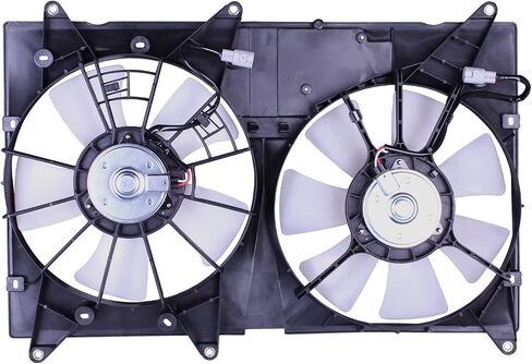 Upgraded Cooling Fan Assembly for 2004-2005 Chevrolet Impala/Monte Carlo, 2004-2008 Pontiac Grand Prix, 2005-2009 Buick Lacrosse/Allure | Replacement Engine Radiator for 89019107 | GM3115180 | 620-638 in Kuwait
