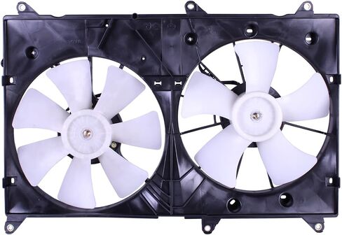 Upgraded Cooling Fan Assembly for 2004-2005 Chevrolet Impala/Monte Carlo, 2004-2008 Pontiac Grand Prix, 2005-2009 Buick Lacrosse/Allure | Replacement Engine Radiator for 89019107 | GM3115180 | 620-638 in Kuwait