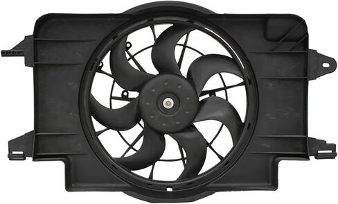 Upgraded Cooling Fan Assembly for 2004-2005 Chevrolet Impala/Monte Carlo, 2004-2008 Pontiac Grand Prix, 2005-2009 Buick Lacrosse/Allure | Replacement Engine Radiator for 89019107 | GM3115180 | 620-638 in Kuwait