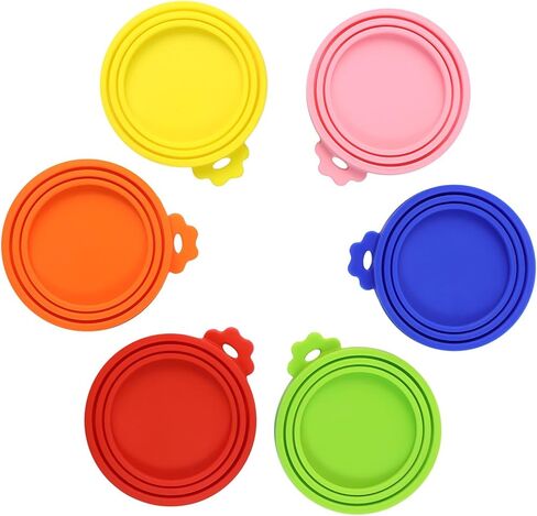 4 PCS PET FOOD CAN LIDS ، يمكن أن يغطي طعام الكلاب CAT CAT SILICON LIDS ، الحجم العالمي ، واحد مناسبة 3 علب الطعام القياسية ، وعلب أغطية الحيوانات الأليفة القابلة لإعادة الاستخدام وقابلة للغسل ، لعلب القطط الكلاب in Saudi Arabia
