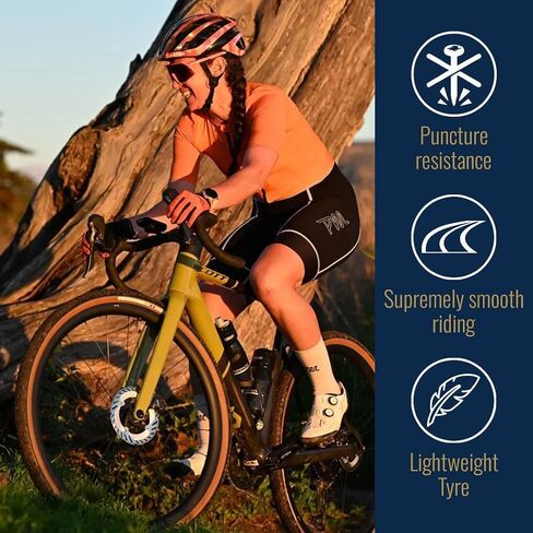 إطار Panaracer GravelKing Slick - 700 × 30، بدون أنبوب، قابل للطي، أسود in Kuwait