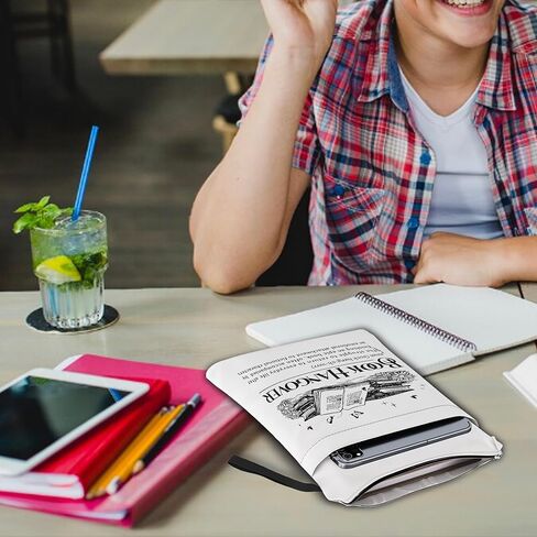 Gothic Book Sleeve with Zipper, Skull Dark Academy Book Club, Book Lover Gift for Teen Women Girl Boy in Kuwait