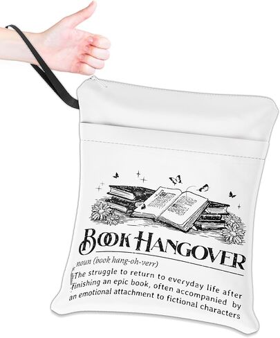 Gothic Book Sleeve with Zipper, Skull Dark Academy Book Club, Book Lover Gift for Teen Women Girl Boy in Kuwait