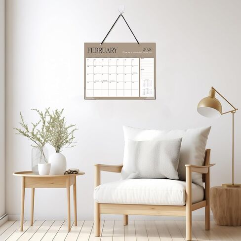 Desk Calendar 2025-2026, 17" x 12" 18 Month Wall Calendar Runs July 2025 to December 2026 Large Desktop Calendar for Home Office Planning Personal Organisers, Green Leaf in Kuwait