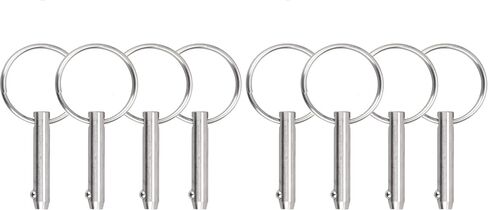 Quick Release Pin Bimini Top Pin Diameter 0.25 Inch, Total Length 1.49 Inch, Effective Length 1 Inch, Full 316 Stainless Steel for Boat Bimini Top Deck Hinge (4 Pieces) in Kuwait