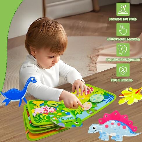 Busy Board Montessori Toys for Toddlers 1 2 3 4 Year, Early Childhood Education Princess Busy Book Role Play, Princess Busy Board Toys for Girl Birthday Gifts in Saudi Arabia