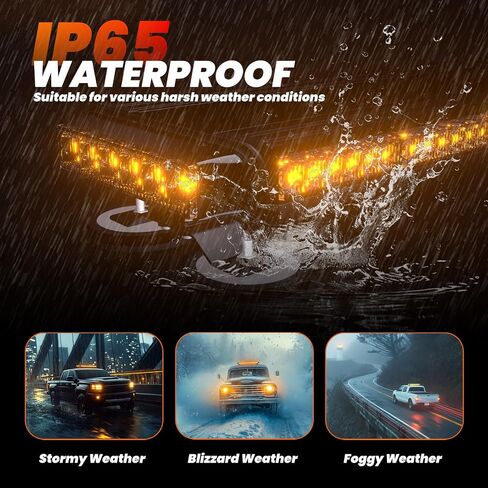 Strong Magnetic 84 LED Amber White Flashing Beacon Lights with Controller for Truck Van Car, 12V 24V Vehicle Roof Warning Safety Emergency Strobe Light Bar in Saudi Arabia