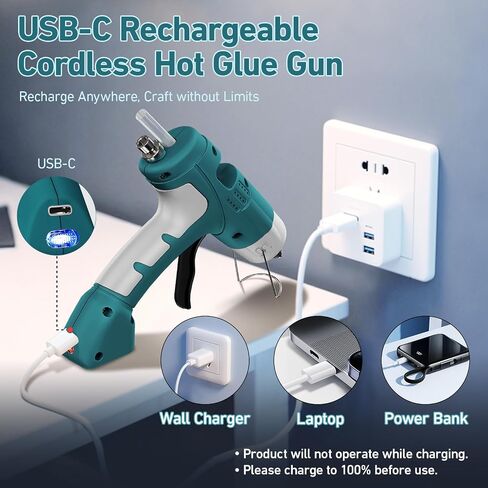 Hot Glue Gun, HHDQYMSG 30pcs Premium Glue Stick, 100W Fast Preheating Construction & Heavy Duty Glue Guns, Hot Glue Gun for School Office DIY Crafts and Home Repairs in Saudi Arabia