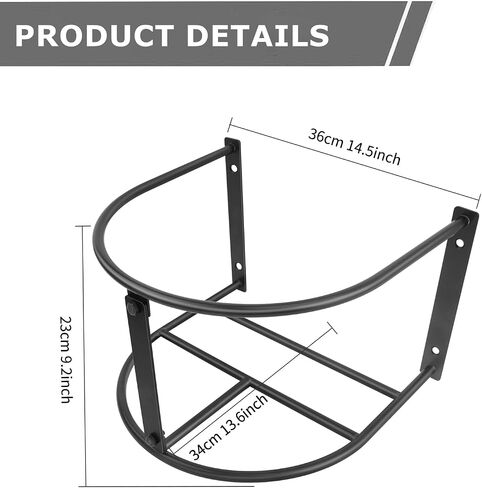 2 Pack Bucket Holder,5 Gallon Water and Feed Bucket Holder Wall Mounted Hanger for Horse Livestock ,14.5x13.6x9.2 Inch in Kuwait