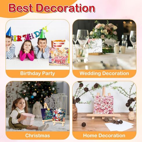 ESRICH 16 Pack 4x6 Inch Small Canvases للطلاء ، اللوحة القماشية 4 × 6 بوصة من القطن ، حمض صغير خالي من الألواح القماشية الفارغة لطلاء الزيت ، ألوان مائية ، طلاء أكريليك ، غواش ، بيمورا in Kuwait