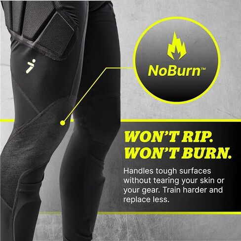 Storelli BodyShield Goalkeeper Leggings 3، حماية عالية التأثير، فتل العرق، قيعان رياضية مقاومة للأشعة فوق البنفسجية لكرة القدم والرياضات الثقيلة | أسود | كبير in Kuwait