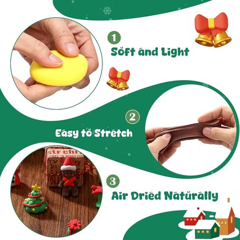 72 Pcs 2.38 lbs Air Dry Clay Bulk Modeling Magic Ultra Lightweight Foam Modeling Clay for Kids Adults DIY Gifts Party Arts Crafts and School Project Supplies(Fresh Color) in Kuwait