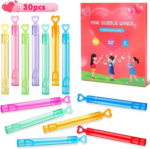4th of July Party Favors Mini Bubble Wands 30PCS Fourth of July Toys for Kids Red White and Blue Bubbles Independence Day Decorations Patriotic Accessories Classroom Prizes Outdoor Gifts Girls Boys in Saudi Arabia
