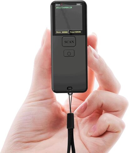 Symcode 2D Bluetooth Barcode Scanner Wireless, 3-in-1 Self-Sensing 1D 2D QR Code Scanner for Stock, Portable Bar Code Scanner for PC,POS, iPad, iPhone,Tablet,iOS, Android in Kuwait