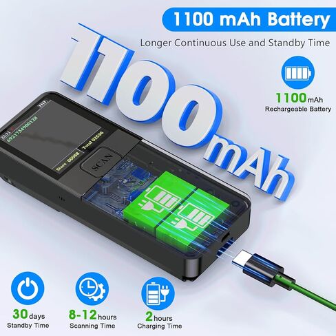 Symcode 2D Bluetooth Barcode Scanner Wireless, 3-in-1 Self-Sensing 1D 2D QR Code Scanner for Stock, Portable Bar Code Scanner for PC,POS, iPad, iPhone,Tablet,iOS, Android in Kuwait