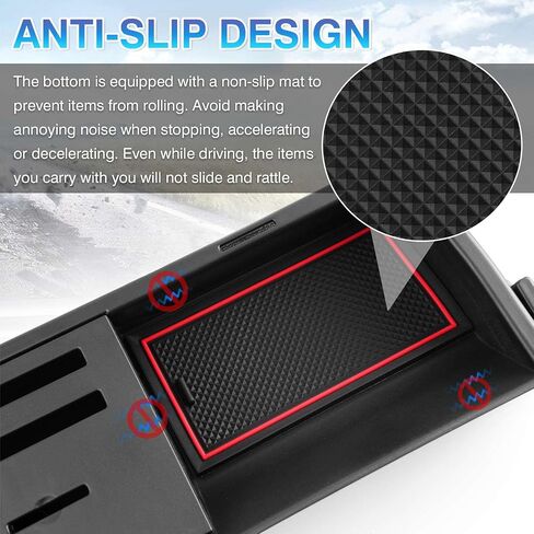 Autorder Silicone Center Console Organizer for 2019-2025 Toyota RAV4 Accessories Seat Gap Storage Box Soft Gear Shift Panel Trim Cover in Saudi Arabia