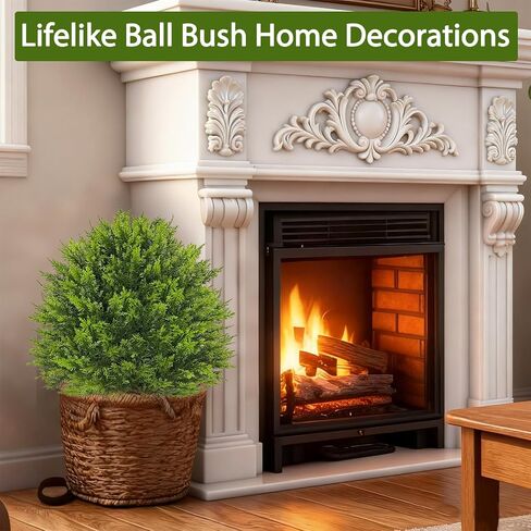 2 Pack Small Christmas Tree with Lights Timer Table Top Christmas Tree Tabletop Xmas Trees Decorated Bows Gold Pinecones Basket Base Lighted Christmas Decorations Desk Room Office Home Decor 20" in Kuwait