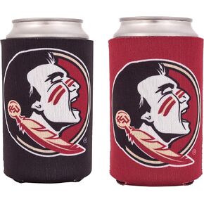 Desert Cactus Florida State University Can Insulator Beverage Cooler 1 Pack Foam Beverage Holder Seminoles FSU (1 Pack Can - Design A) in Kuwait