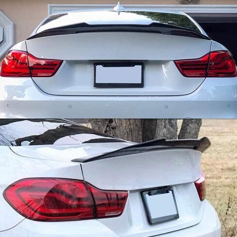 AeroBon Real Carbon Fiber Trunk Spoiler Compatible with 2015-2020 BMW F82 M4 Coupe Spoiler (MV Style) in Saudi Arabia