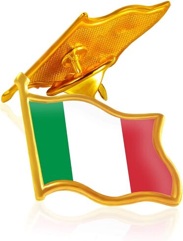 10/20/50/100 حزمة ميتال إيطاليا العلم طية صلق دبوس يلوح بالدبابيس الإيطالية الشارة الوطنية الشارة التذكارية الهدايا in Kuwait