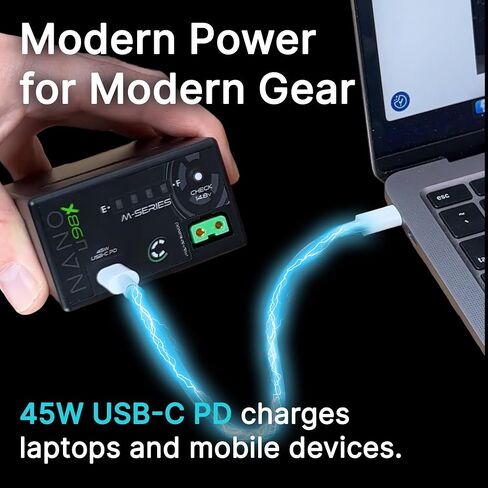 CoreSWX LLC Core NANOU98X, 98wh Micro Sized Sony BPU-Style Smart Battery Pack, 14.8v 6.6Ah. 10A Draw with Fuel Gauge, USBCPD and Ptap in Saudi Arabia