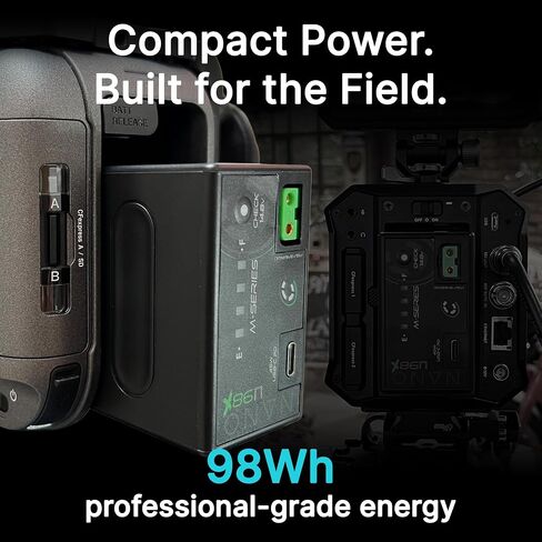 CoreSWX LLC Core NANOU98X, 98wh Micro Sized Sony BPU-Style Smart Battery Pack, 14.8v 6.6Ah. 10A Draw with Fuel Gauge, USBCPD and Ptap in Saudi Arabia