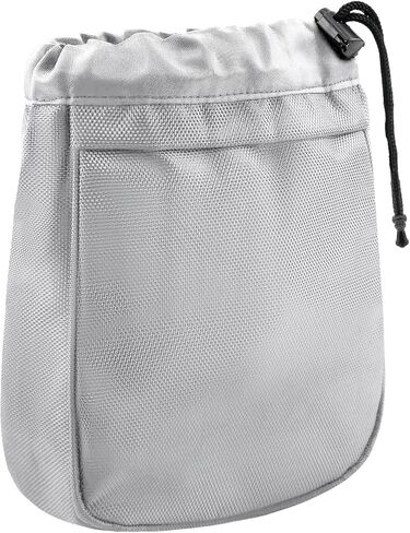 Golf Valuables Pouch Golf Pouch Bag with Drawstrings Golf Tee Bag Pouch Nylon Waterproof Golf Tee Pouch Golf Ball Bag Portable Golfball Player Portable Golf Bag Accessories for Men Women(Black) in Kuwait