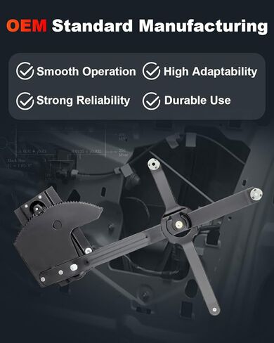 cciyu Power Window Regulator With Motor Replacement for 1997-2004 for Chevrolet for Corvette Front Left Driver Side in Kuwait