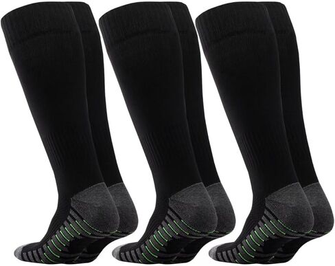 2/3 Pack Grip Soccer Softball Baseball Football Socks for Man Woman Youth Kids Girls Boy's Knee High Socks in Saudi Arabia