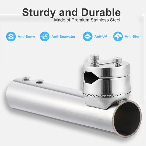 for Starlink Rv Mount,Stainless Steel Starlink Boat Railing Mount,Starlink Pole Mount,Starlink Pipe Adapter for RV Ladder, SailingBoat,Marine,Yacht,Car roof Rack Rai(for 1inch-1.25inch Rail) in Saudi Arabia