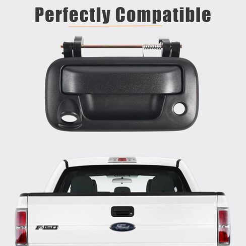 مقبض المقبض الوخز للخلع مع مقبض مزلاج لرفع مع ثقب المفتاح 2004-2014 Ford F150 Heritage F250 F350 F450 F550 Super Duty Lincoln Mark LT استبدال 4L3Z-9943400-AAA 8L3Z-9943400-AA in Kuwait