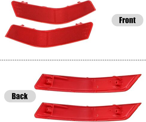 2Pcs Rear Left & Right Side Bumper Reflector Fit for Nissan Rogue 2017 2018 2019 2020 Replace# NI1185105 NI1184105 26565-6FV0B 26560-6FV0B in Saudi Arabia