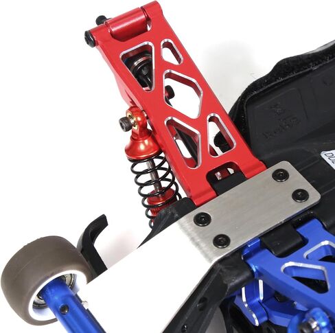 RC Car Head Up Wheel for ARRMA 1/18 Granite Grom RC for ARRMA 1/18 Typhon Grom RC Car Wheelie Bar Kit (Red) in Kuwait