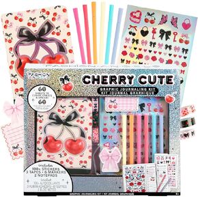 مجموعة ملائكة الأزياء لذيذ Graphic Journal Set ، تشمل كتاب رسم ، أوراق الملصقات ، أساسيات الكتابة ، الشريط والمزيد ، مثالية للأطفال والمراهقين in Kuwait