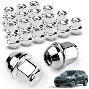 M14x1.5 مصور العروة المصممة لذاكرة RAM 1500/Grand Cherokee/Jeep Wrangler/Dodge Charger/Chevy Camaro/Impala/Corvette ، Wheel Lug Nuts ، M14x1.5 Chrome Truck Nuts ، 611-330 611-331 7/8 "HEX 20PCS in Kuwait