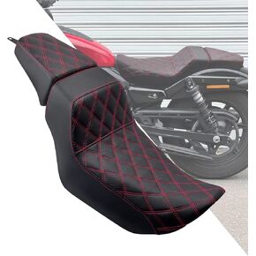 HDBUBALUS دراجة نارية سائق السائق مقعد اثنين من المقعد في Harley Nightster RH975 Nighster Special RH975S 2022 UP Black in Kuwait