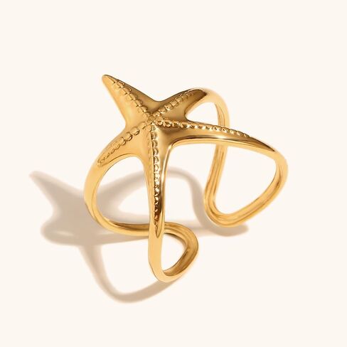 Chunky Gold Sun Rings for Women Vintage Sunflower Rings Stackable Adjustable Open Ring Jewelry in Kuwait