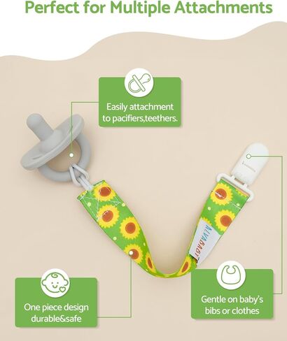 ALVABABY مشابك اللهاية للهالوين للأولاد والبنات المحايدين 8 عبوات من سلاسل حامل اللهاية بينكي باسي لمعظم اللهايات، وأنماط بينكي، وعضاضات الأطفال، والألعاب 8DBP05 in Kuwait