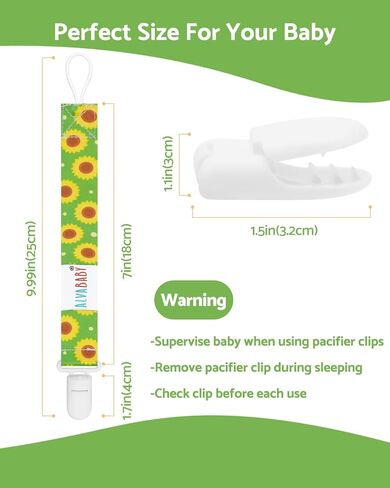 ALVABABY مشابك اللهاية للهالوين للأولاد والبنات المحايدين 8 عبوات من سلاسل حامل اللهاية بينكي باسي لمعظم اللهايات، وأنماط بينكي، وعضاضات الأطفال، والألعاب 8DBP05 in Kuwait