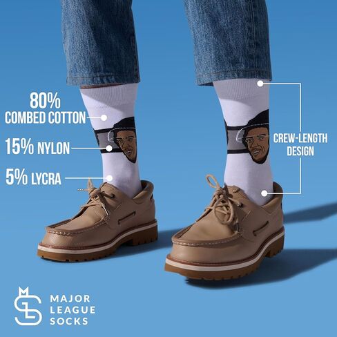 Major League Socks - NHL Los Angeles Kings - Various Players - Hockey Fan Holiday Gift Unisex Apparel (Size 7-13) in Kuwait